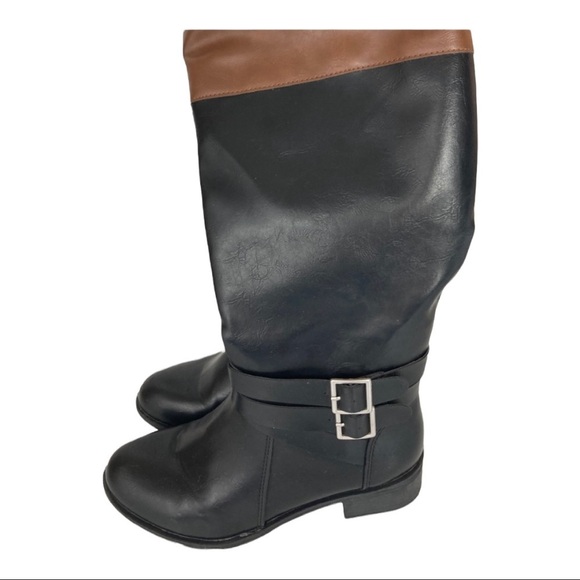 Arizona Side Zip up Riding Boots Sz 7 1/2 - Picture 1 of 12